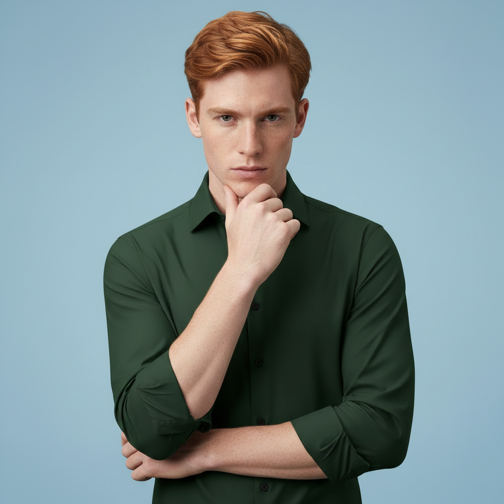Jethro | Men's Dress Shirt Wrinkle-Free Stylish Fit