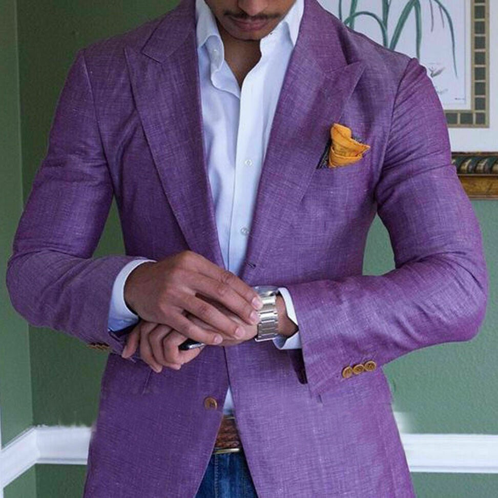 Men's Blazer Work Design | Blazers En Blazers - Purple