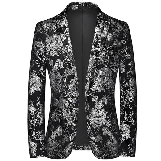 Men's Blazer Work Design | Blazers En Blazers - Silver
