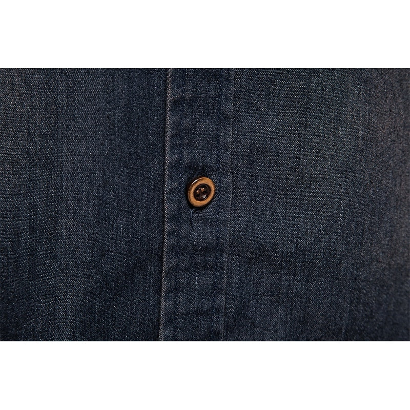 Men's Button-Up Shirt with Chest Pockets | Casual Shirts