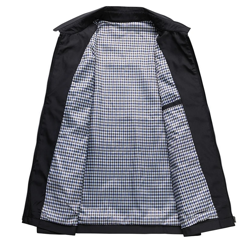 Men's Casual Jacket | Lightweight Collar Jacket