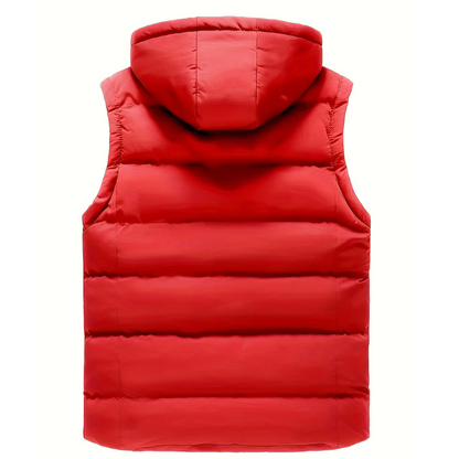 Men's Casual Vest Styles | Gilet Vest with Hood