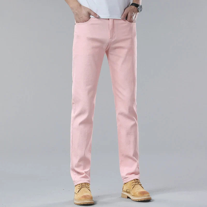 Men's Denim Jeans | Comfort Fit Zip-Button Closure