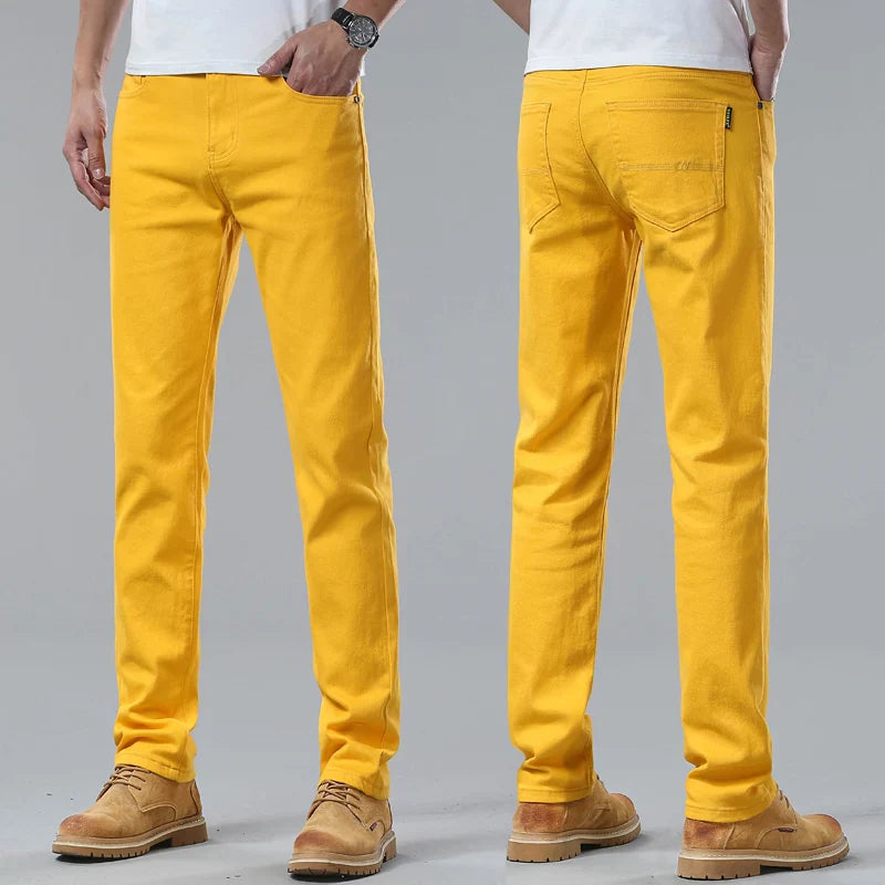 Men's Denim Jeans | Comfort Fit Zip-Button Closure