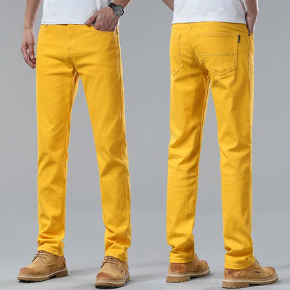 Men's Denim Jeans | Comfort Fit Zip-Button Closure