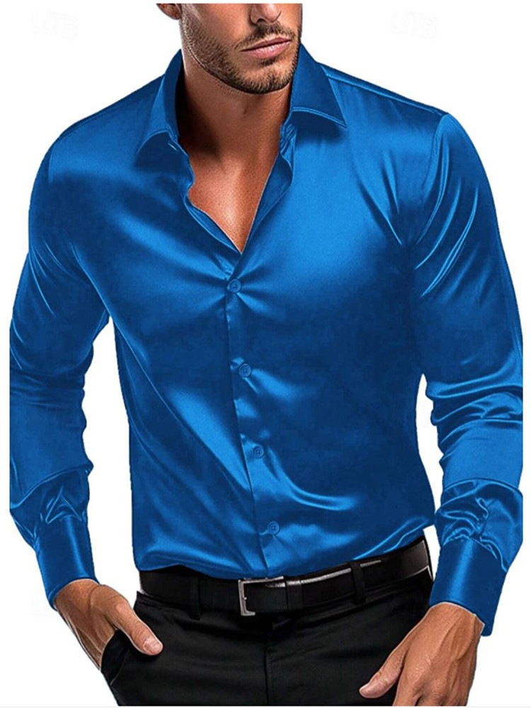 Men's Fashion Casual Button Down Shirts | Casual Shirts - Blue