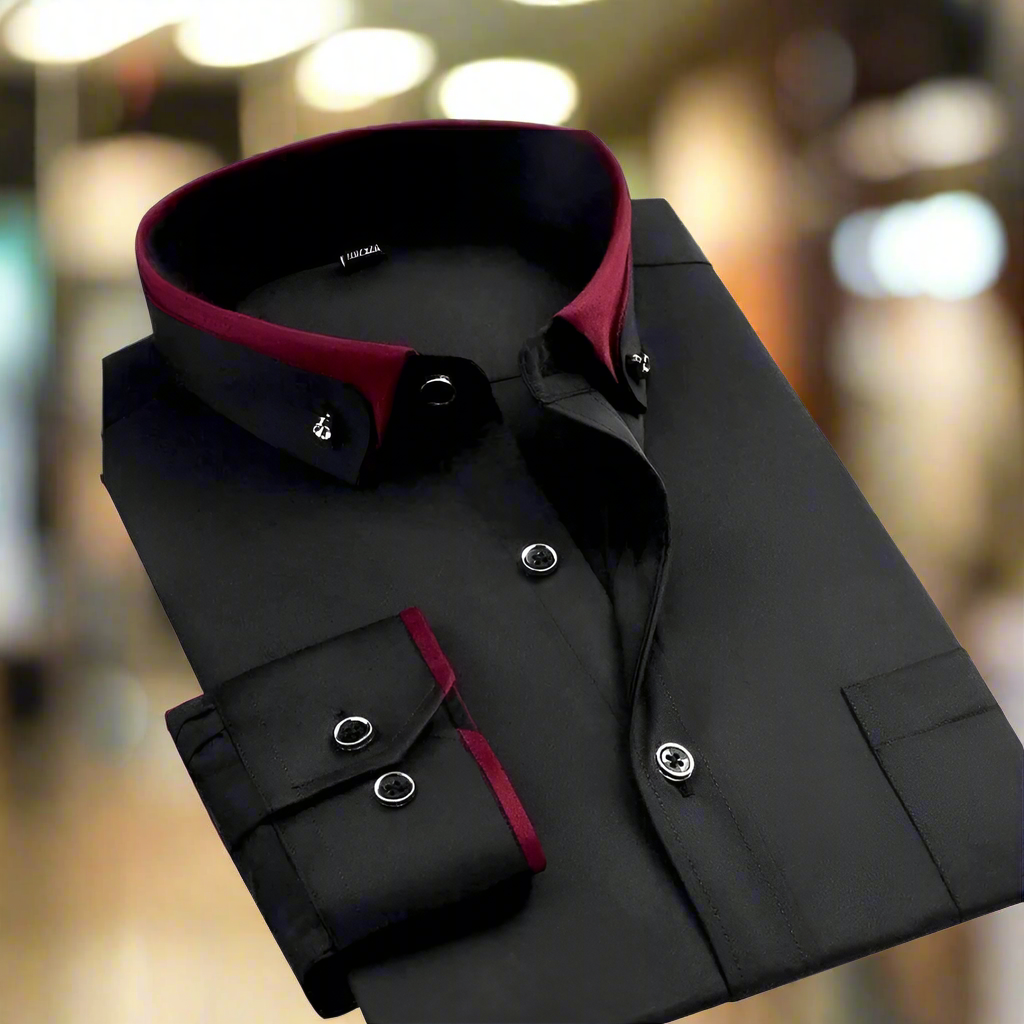 Men's Fashion for Business Casual | Casual Shirts - Black