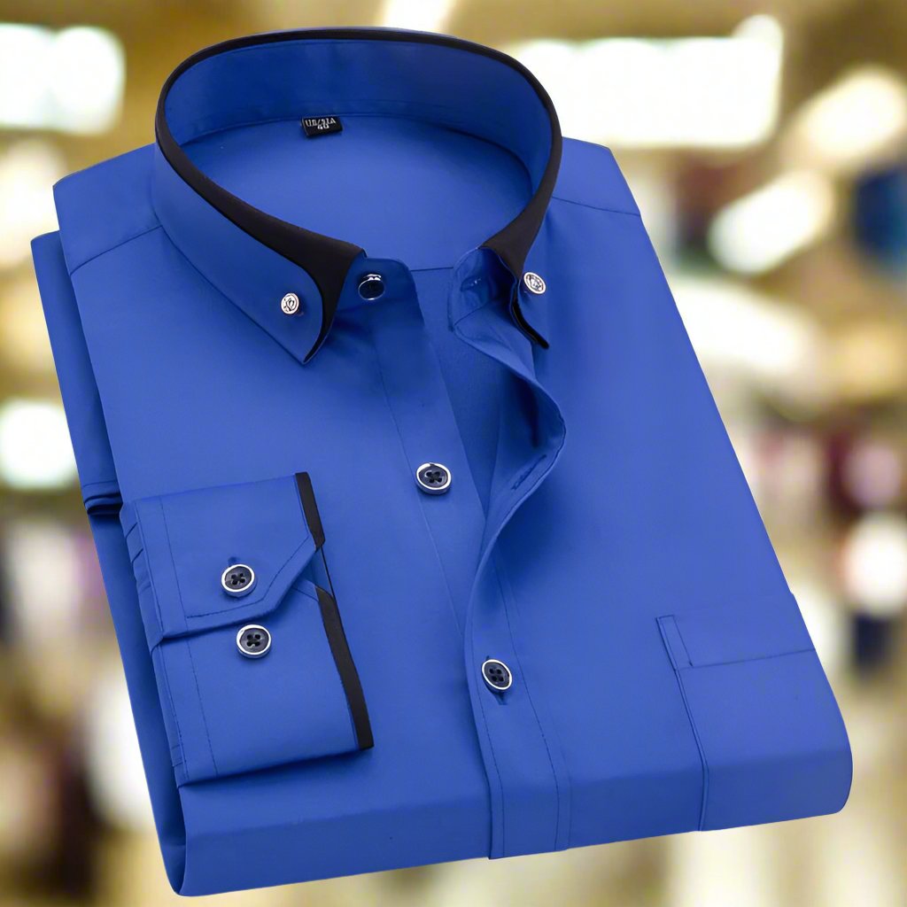 Men's Fashion for Business Casual | Casual Shirts - Blue