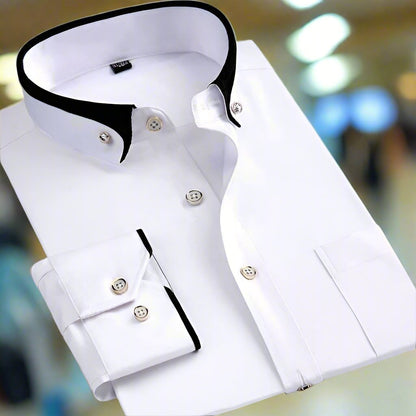 Men's Fashion for Business Casual | Casual Shirts - White