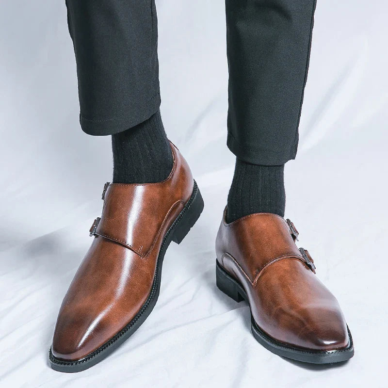 Men's Fashion for Business Casual | Double Monk Strap Loafers
