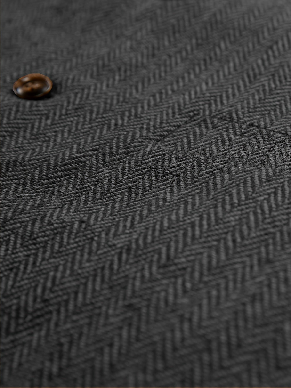 Men's Herringbone Vest with Pockets | Formal Wedding