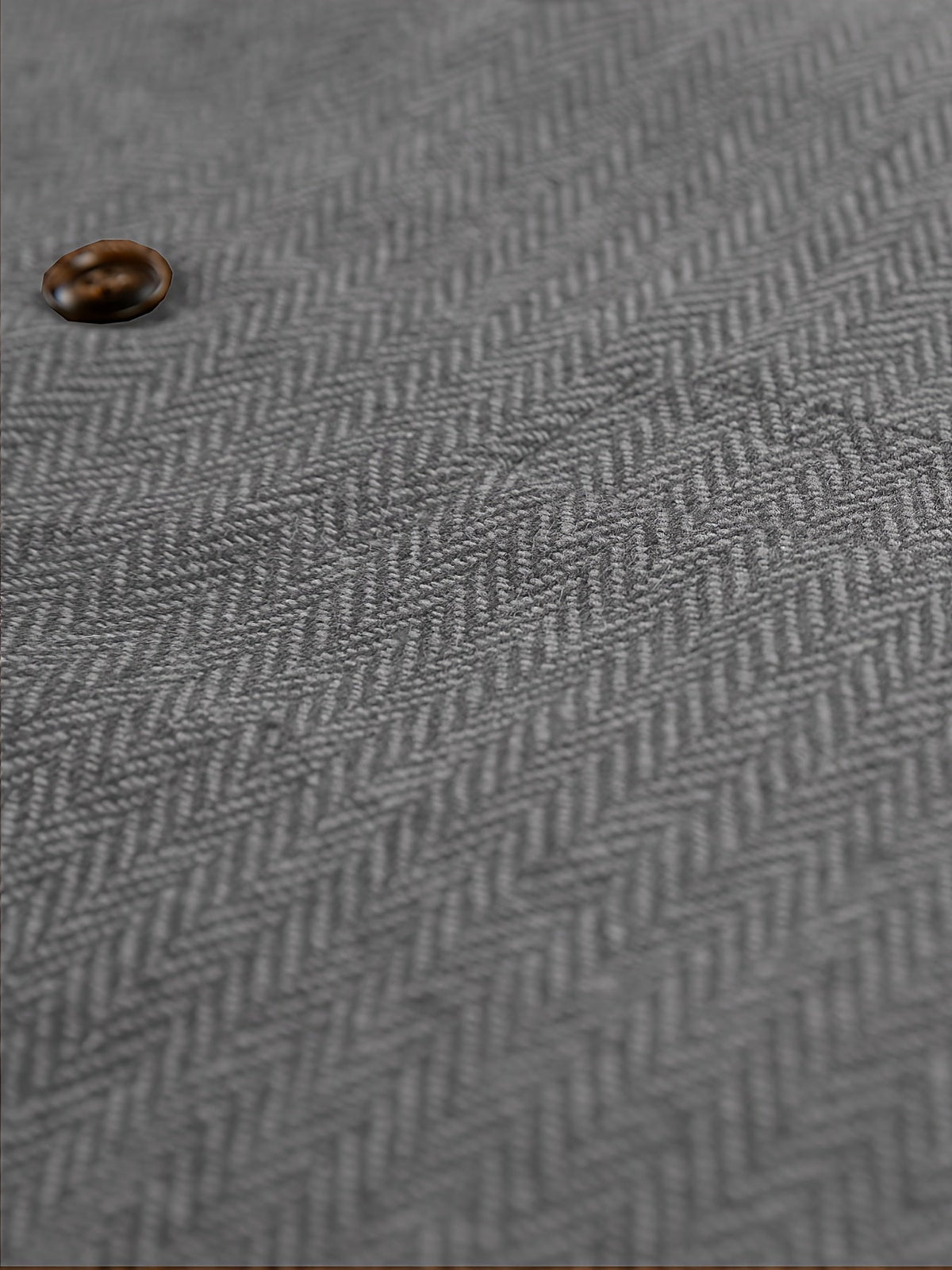 Men's Herringbone Vest with Pockets | Formal Wedding