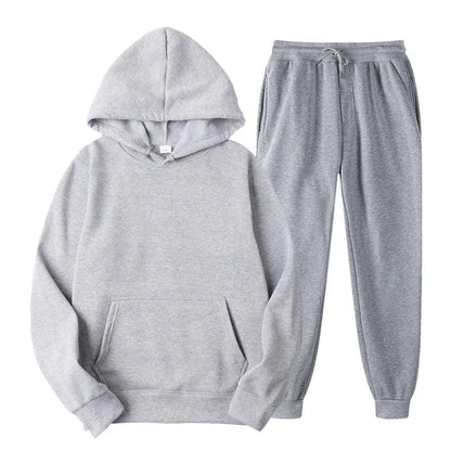 Men's Hoodie and Jogger Casual Sets | Clothing Sets - Gray