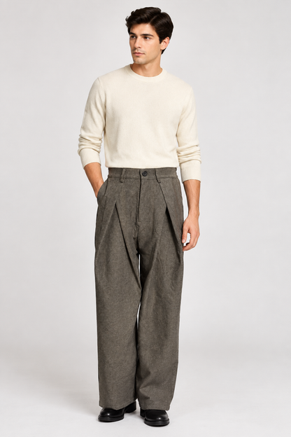 Men's Pleated Pants for Work | Pants for Office Work