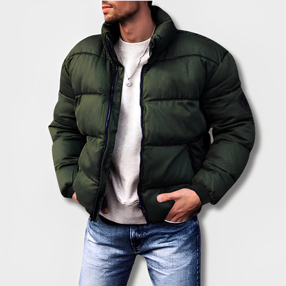 Men's Quilted Puffer Jacket | Coats & Jackets - Green