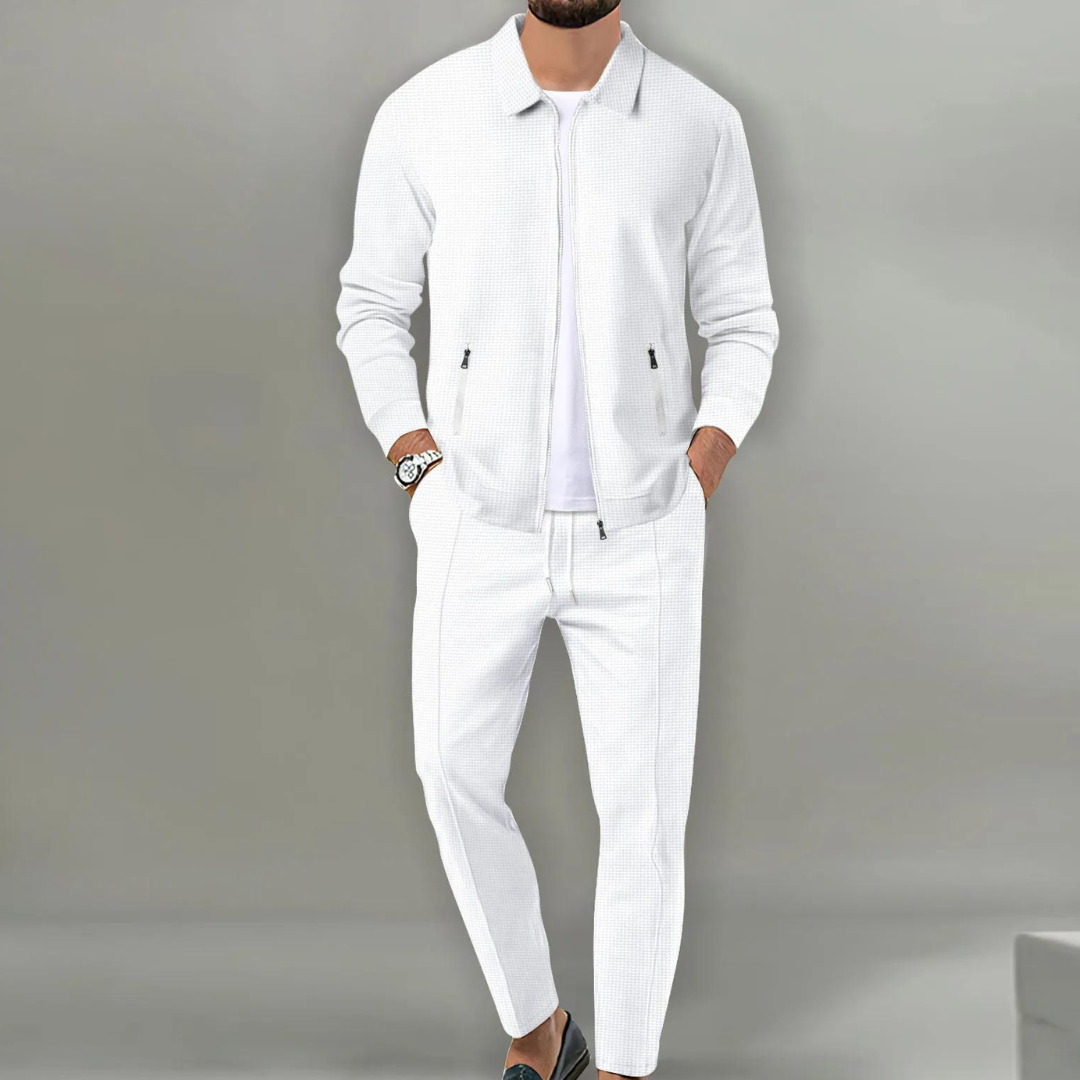 Men's Set Jacket and Trousers | Clothing Sets - White