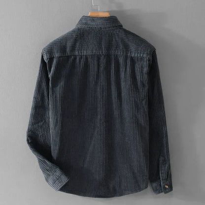Men's Shirt Corduroy Long Sleeve | Casual Shirts