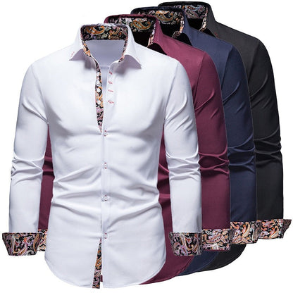 Men's Slim Fit Shirts with Classic Collar | Casual Shirts