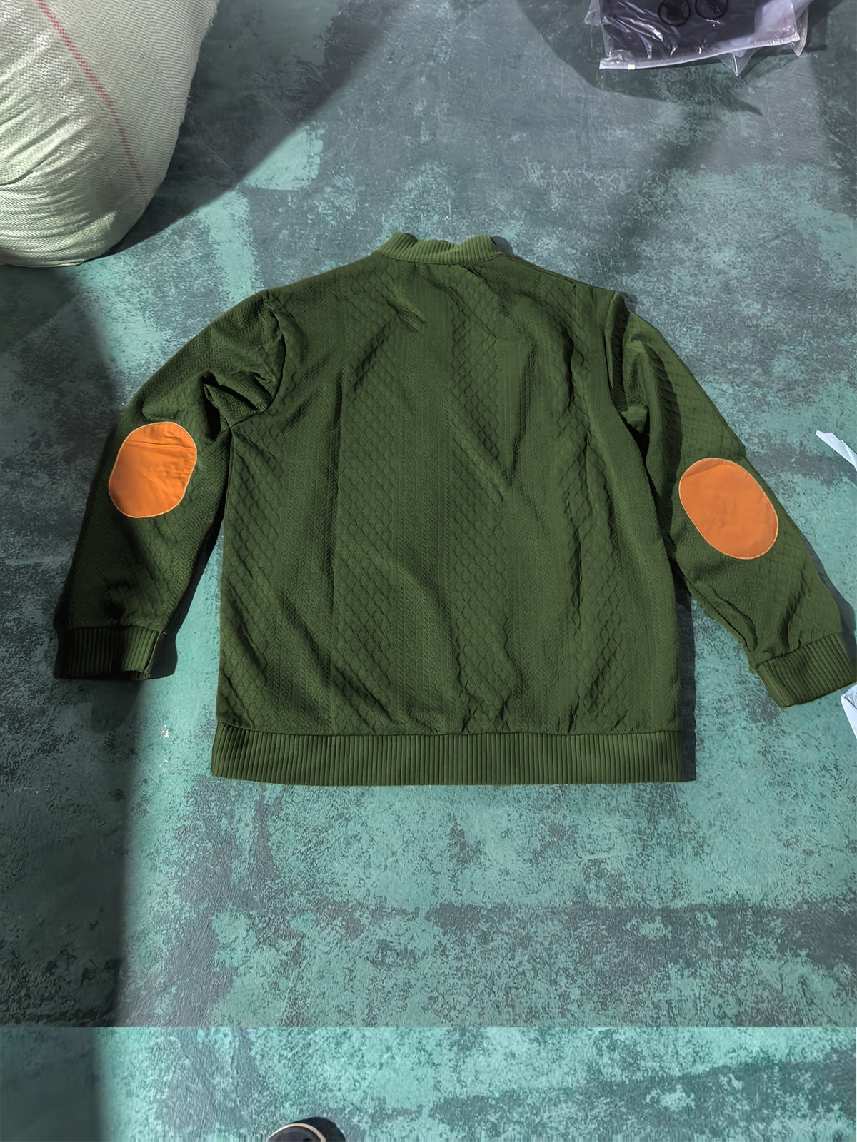 Men's Sweater with Stand Collar | Button Henley Knit
