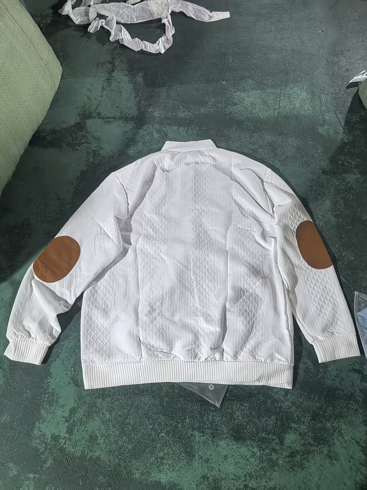 Men's Sweater with Stand Collar | Button Henley Knit