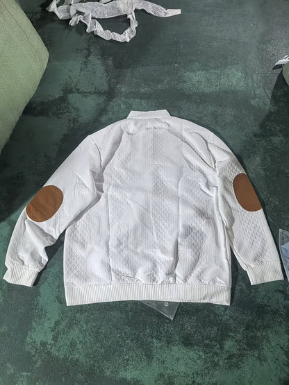 Men's Sweater with Stand Collar | Button Henley Knit