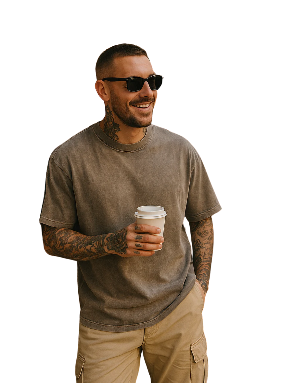 Men's T-Shirts 3-Pack Oversized | Casual Clothing Sets