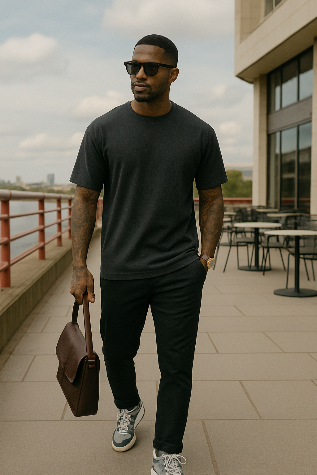 Men's T-Shirts 3-Pack Oversized | Casual Clothing Sets