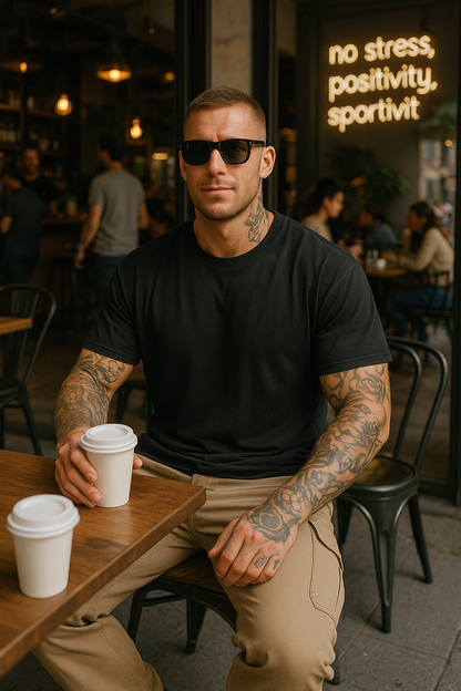 Men's T-Shirts 3-Pack Oversized | Casual Clothing Sets
