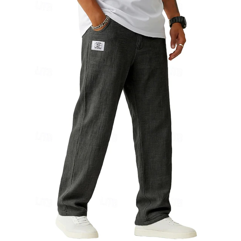 Men's Trousers Casual | Pants for Office Work - Black