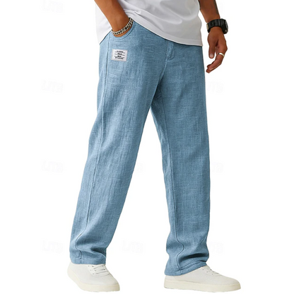 Men's Trousers Casual | Pants for Office Work - Blue