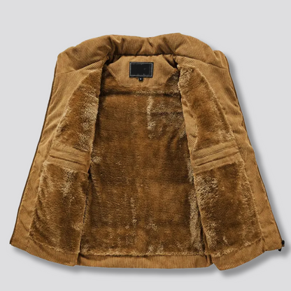 Men's Vest for Work with Stand Collar | Gilet Vest