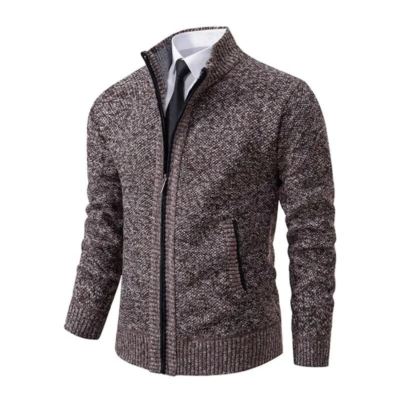 Men's Vest | Half-Zip Front with Side Pockets - Coral