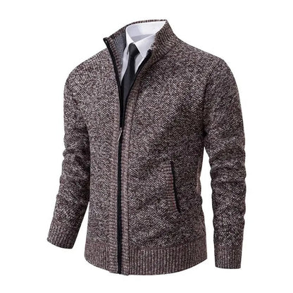 Men's Vest | Half-Zip Front with Side Pockets - Coral