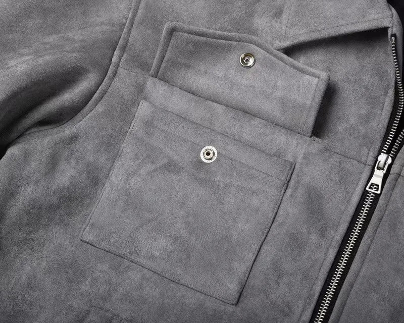 Men's Zip Jacket with Chest Pockets | Modern Casual Jacket