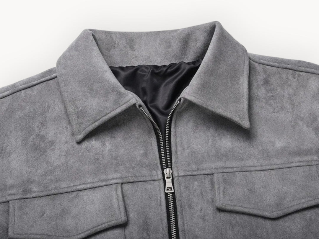 Men's Zip Jacket with Chest Pockets | Modern Casual Jacket