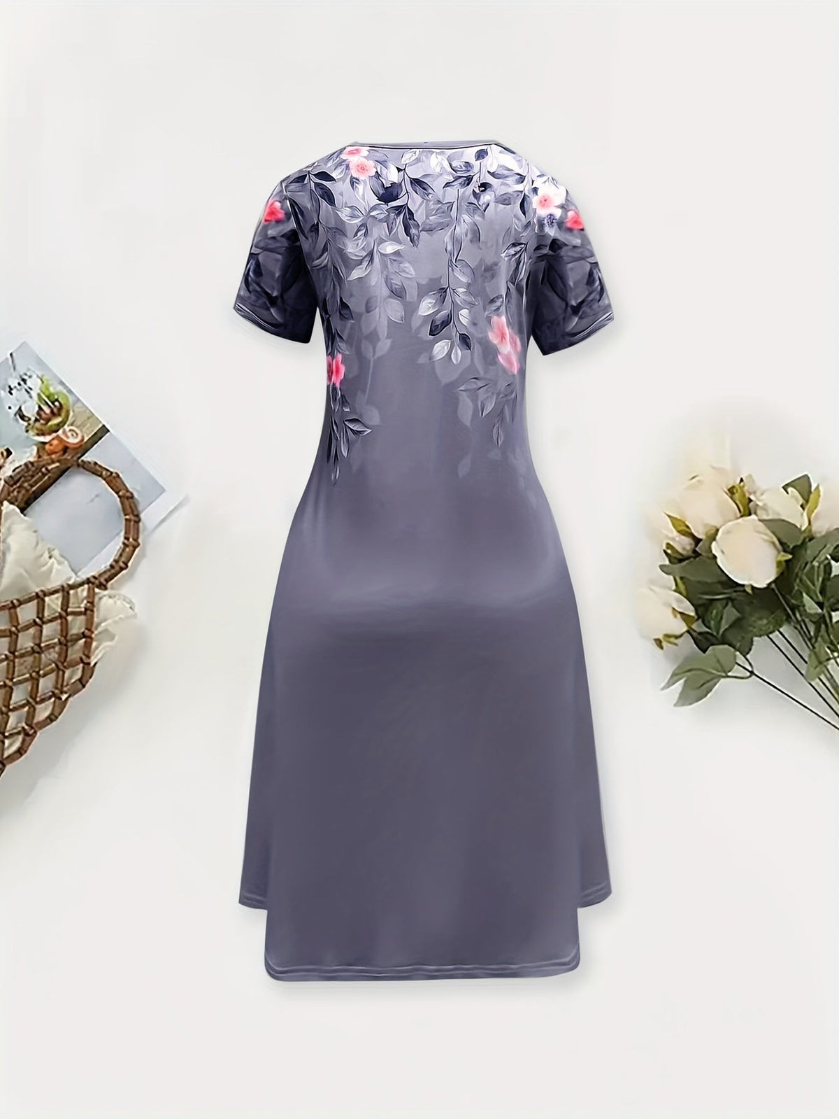 Women's A Line Dress with Sleeves | Casual Dress