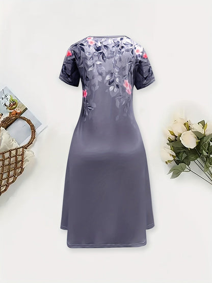 Women's A Line Dress with Sleeves | Casual Dress