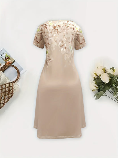 Women's A Line Dress with Sleeves | Casual Dress