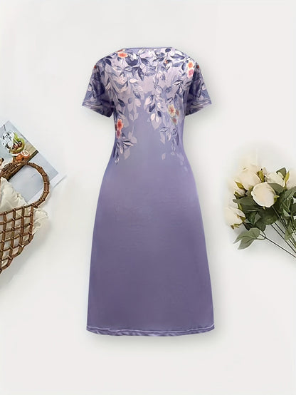 Women's A Line Dress with Sleeves | Casual Dress