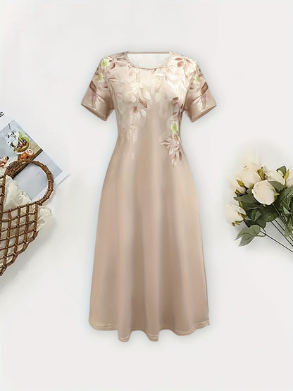 Women's A Line Dress with Sleeves | Casual Dress
