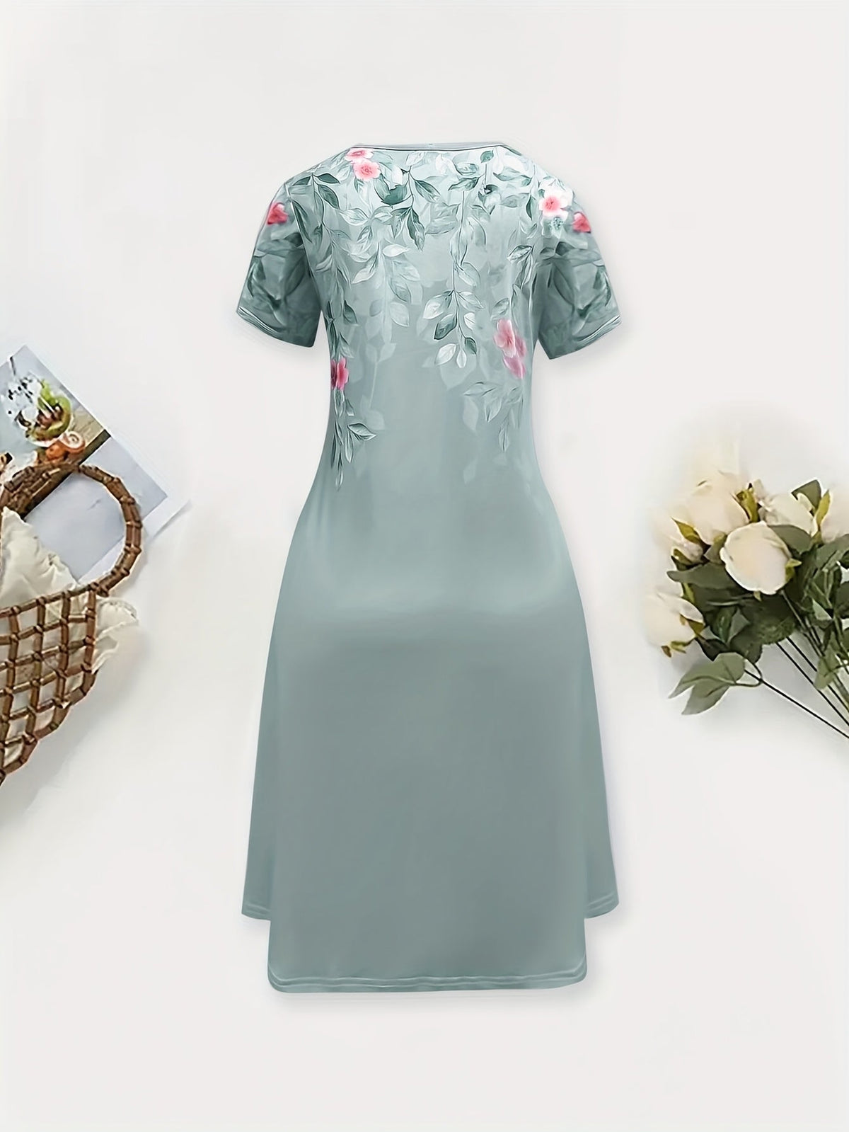 Women's A Line Dress with Sleeves | Casual Dress