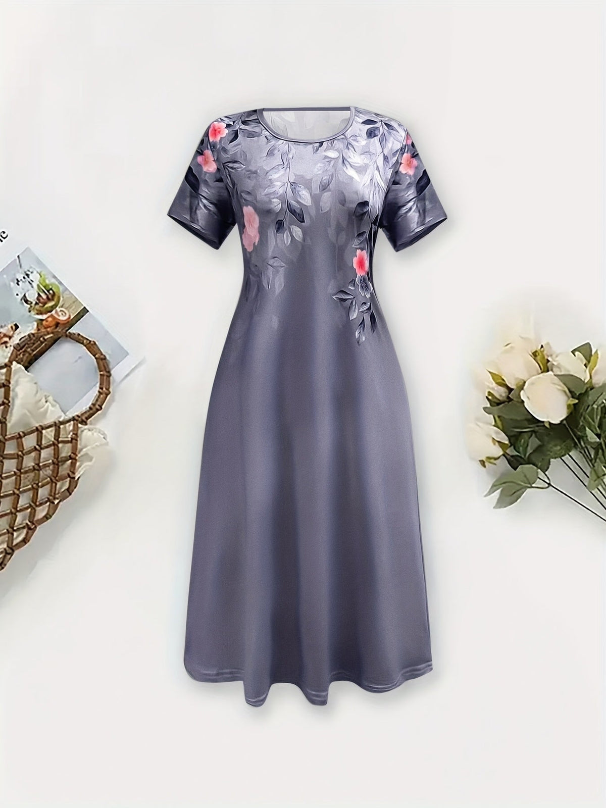 Women's A Line Dress with Sleeves | Casual Dress