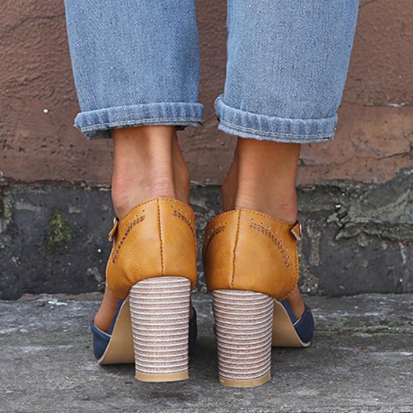 Women's Ankle Strap Heels | Block Heel Mary Janes