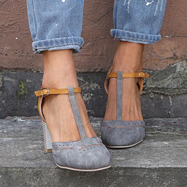 Women's Ankle Strap Heels | Block Heel Mary Janes