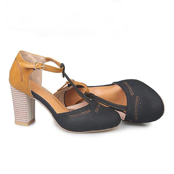 Women's Ankle Strap Heels | Block Heel Mary Janes