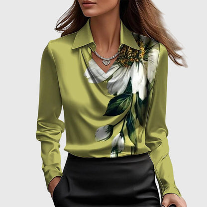 Women's Blouses for Work | Casual Blouses for Daily Wear - Green