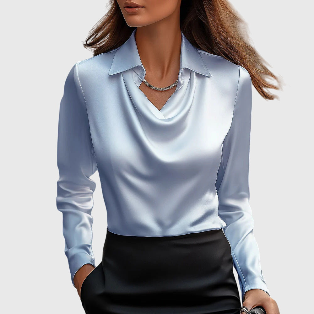 Women's Blouses for Work | Casual Blouses for Daily Wear - Light Blue