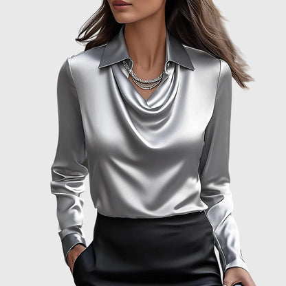 Women's Blouses for Work | Casual Blouses for Daily Wear - Silver