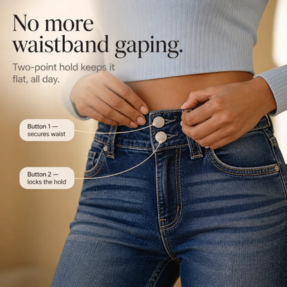Women's Bootcut Jeans | High-Waisted Double-Button