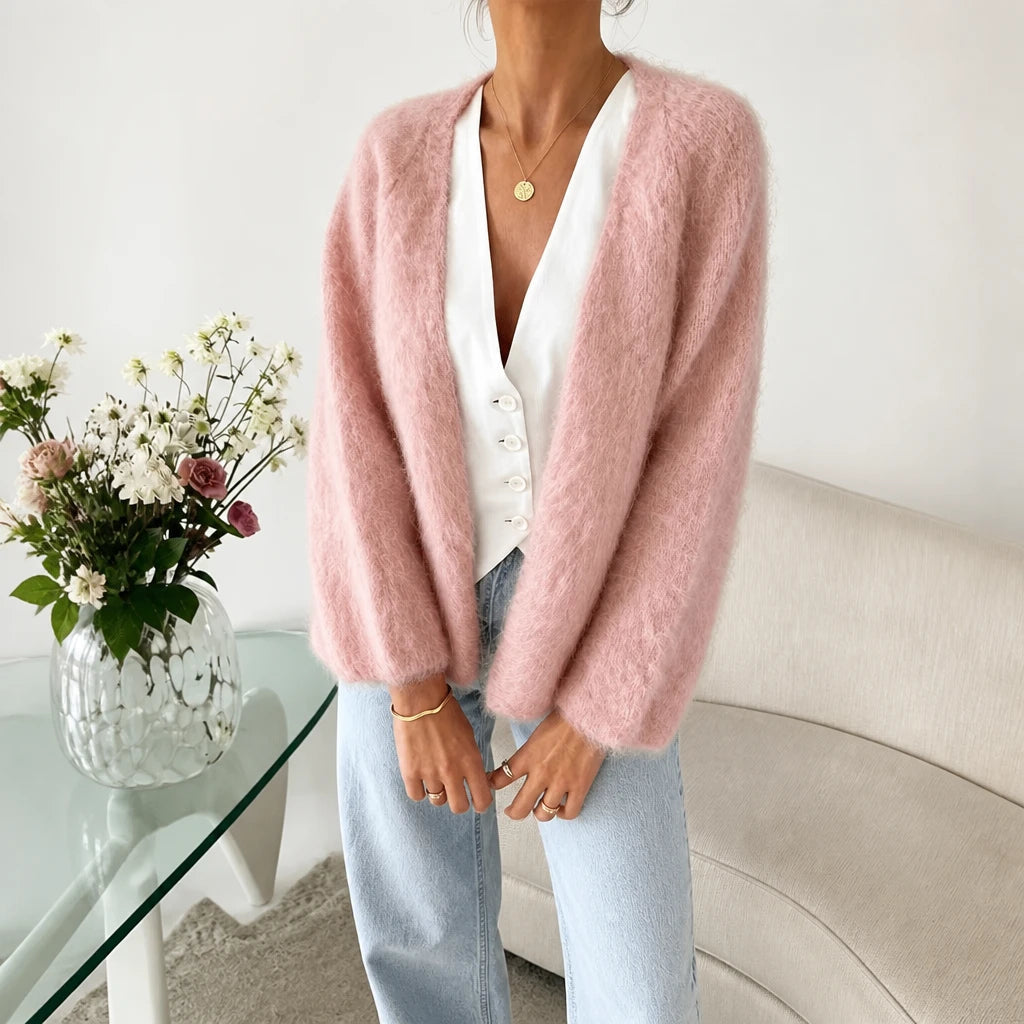 Women's Cardigan Sweater | Button Down Cardigans - Pink